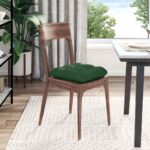 vidaXL Vankúše na sedenie 4 pcs Tmavozelená 40 x 40 cm – Obrázok 4