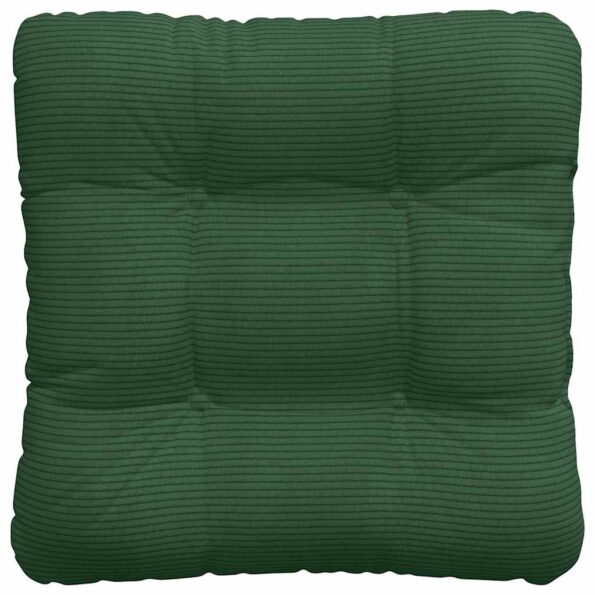 vidaXL Vankúše na sedenie 4 pcs Tmavozelená 40 x 40 cm – Obrázok 7