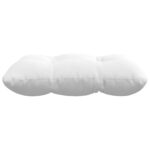 vidaXL Vankúše na sedenie 4 pcs Biela 45 x 45 x 12 cm látka – Obrázok 6