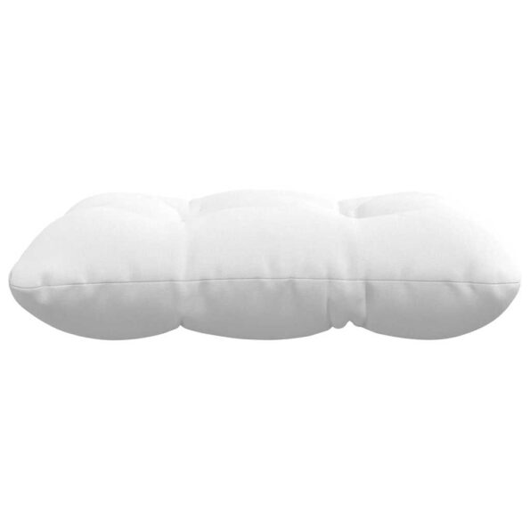 vidaXL Vankúše na sedenie 4 pcs Biela 45 x 45 x 12 cm látka – Obrázok 6