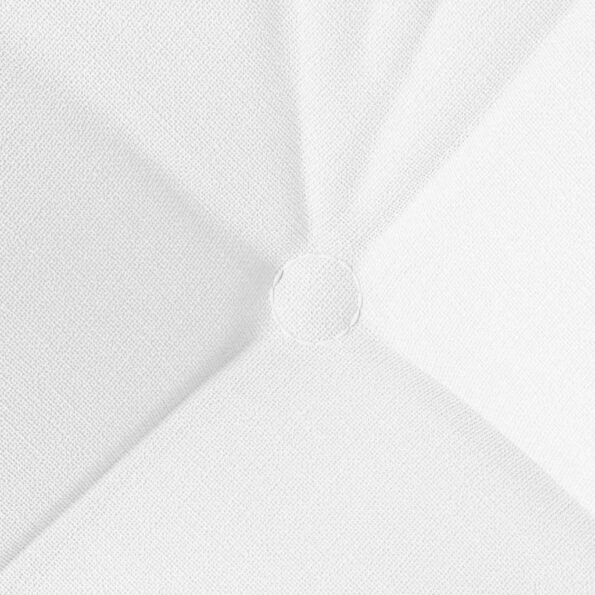 vidaXL Vankúše na sedenie 4 pcs Biela 45 x 45 x 12 cm látka – Obrázok 8