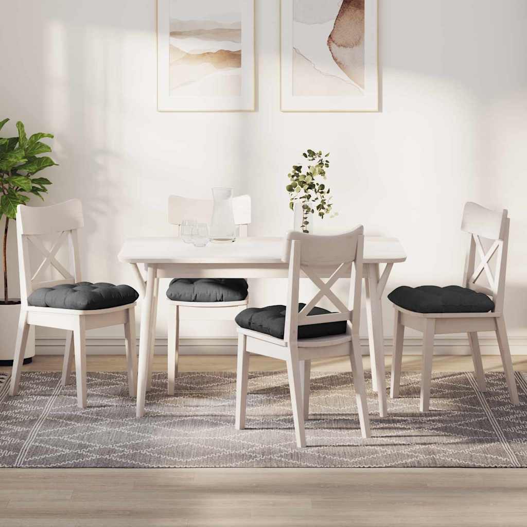 42015139_1.jpg vidaXL Vankúše na sedenie 4 pcs Tmavo šedá 45 x 45 cm – Obrázok 1