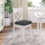 vidaXL Vankúše na sedenie 4 pcs Tmavo šedá 45 x 45 cm – Obrázok 4