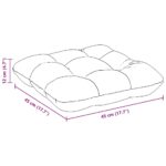 vidaXL Vankúše na sedenie 4 pcs Šedá zelená 45 x 45 cm – Obrázok 11