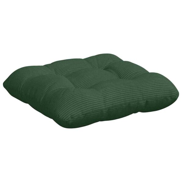 vidaXL Vankúše na sedenie 4 pcs Tmavozelená 45 x 45 cm – Obrázok 5