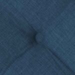 vidaXL Vankúše na sedenie 2 pcs Modrá 40 x 40 x 6 cm látka – Obrázok 8