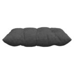 vidaXL Vankúše na sedenie 4 pcs Tmavo šedá 40 x 40 x 6 cm – Obrázok 6