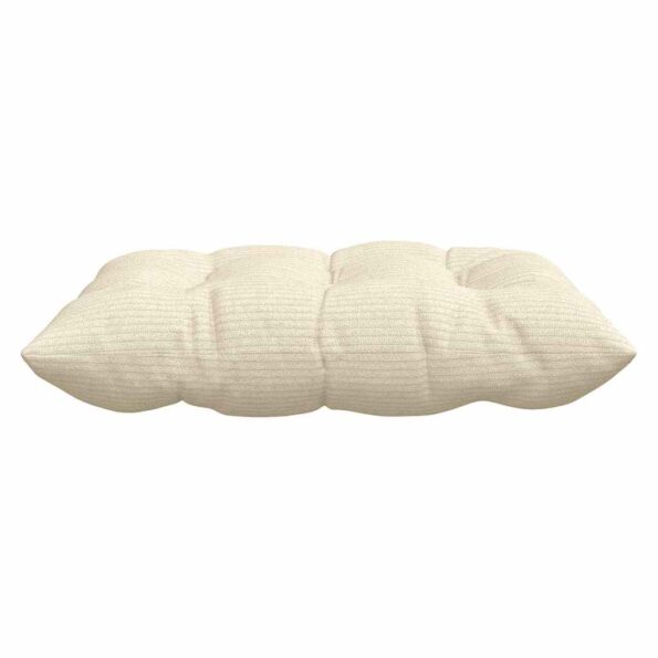 vidaXL Vankúše na sedenie 4 pcs Krémová 40 x 40 x 6 cm – Obrázok 6