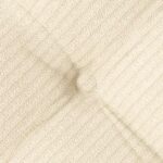 vidaXL Vankúše na sedenie 4 pcs Krémová 40 x 40 x 6 cm – Obrázok 8