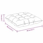 vidaXL Vankúše na sedenie 4 pcs Šedá zelená 40 x 40 x 6 cm – Obrázok 11