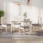 vidaXL Vankúše na sedenie 4 pcs Sivohnedá 40 x 40 x 3 cm látka