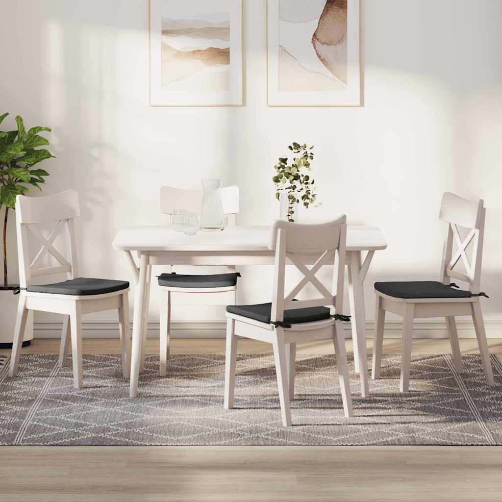 42015225_1.jpg vidaXL Vankúše na sedenie 4 pcs Tmavo šedá 40 x 40 x 3 cm – Obrázok 1