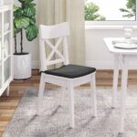 vidaXL Vankúše na sedenie 4 pcs Tmavo šedá 40 x 40 x 3 cm – Obrázok 4