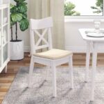 vidaXL Vankúše na sedenie 4 pcs Krémová 40 x 40 x 3 cm – Obrázok 4