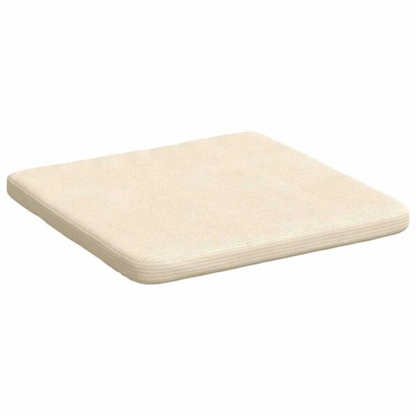 vidaXL Vankúše na sedenie 4 pcs Krémová 40 x 40 x 3 cm – Obrázok 5