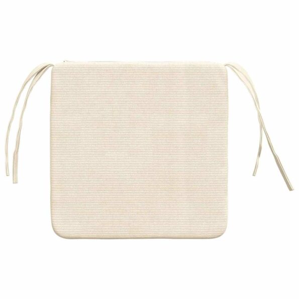 vidaXL Vankúše na sedenie 4 pcs Krémová 40 x 40 x 3 cm – Obrázok 7