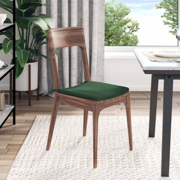 vidaXL Vankúše na sedenie 4 pcs Tmavozelená 40 x 40 x 3 cm – Obrázok 4