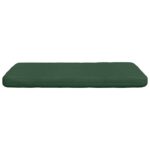 vidaXL Vankúše na sedenie 4 pcs Tmavozelená 40 x 40 x 3 cm – Obrázok 6