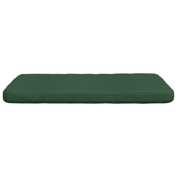 vidaXL Vankúše na sedenie 4 pcs Tmavozelená 40 x 40 x 3 cm – Obrázok 6