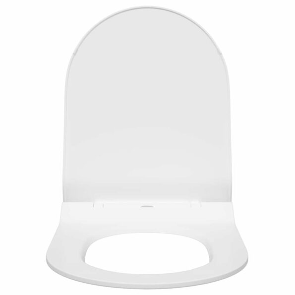 vidaXL WC sedadlo Nastaviteľná Biely 50 x 36,5 x 5 cm Polypropylén – Obrázok 5