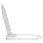 vidaXL WC sedadlo Nastaviteľná Biely 50 x 36,5 x 5 cm Polypropylén – Obrázok 6