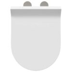 vidaXL WC sedadlo Nastaviteľná Biely 50 x 36,5 x 5 cm Polypropylén – Obrázok 7