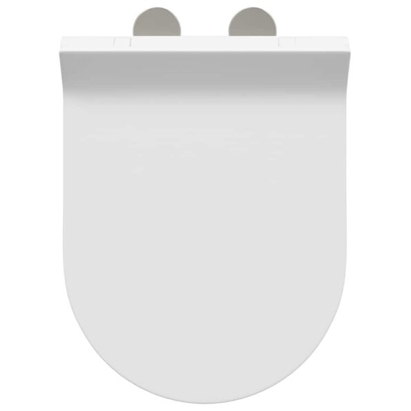 vidaXL WC sedadlo Nastaviteľná Biely 50 x 36,5 x 5 cm Polypropylén – Obrázok 7