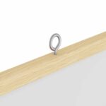 vidaXL Magnetická biela tabuľa Biela 100 x 1.4 x 100 cm – Obrázok 7