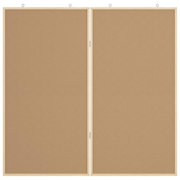 vidaXL Kriedová tabuľa Čierna 100 x 1.4 x 100 cm Borovicový masív – Obrázok 6