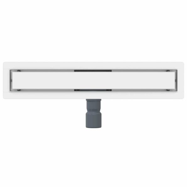 vidaXL 2 v 1 sprchový odtok Strieborná 60 cm Nerezová oceľ 304 – Obrázok 7