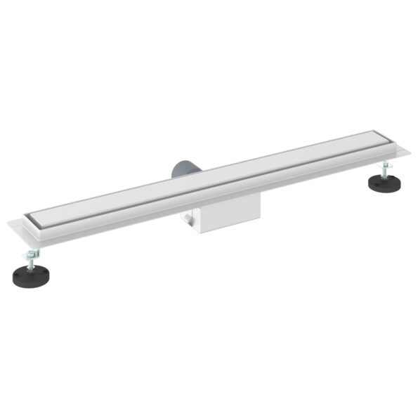 vidaXL 2 v 1 sprchový odtok Strieborná 70 cm Nerezová oceľ 304 – Obrázok 6