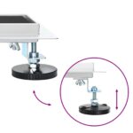 vidaXL Sprchový odtok s skleneným vrchnákom Čierna 60 cm – Obrázok 11