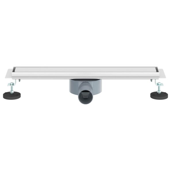 vidaXL Sprchový odtok 2 v 1 s 360° siphonom Strieborná 50 cm – Obrázok 4