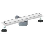 vidaXL Sprchový odtok 2 v 1 s 360° siphonom Strieborná 50 cm – Obrázok 6