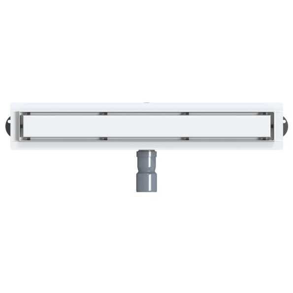vidaXL Sprchový odtok 2 v 1 s 360° siphonom Strieborná 60 cm – Obrázok 7