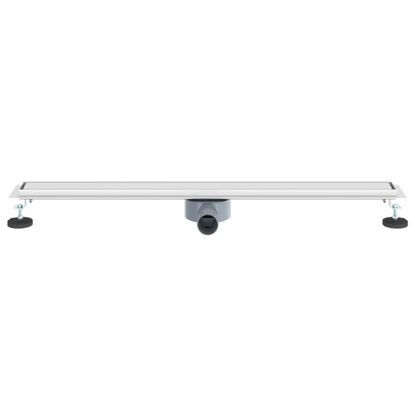 vidaXL Sprchový odtok 2 v 1 s 360° siphonom Strieborná 90 cm – Obrázok 4