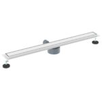 vidaXL Sprchový odtok 2 v 1 s 360° siphonom Strieborná 90 cm – Obrázok 6