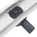 vidaXL Sprchový odtok 2 v 1 s 360° siphonom Strieborná 90 cm – Obrázok 9