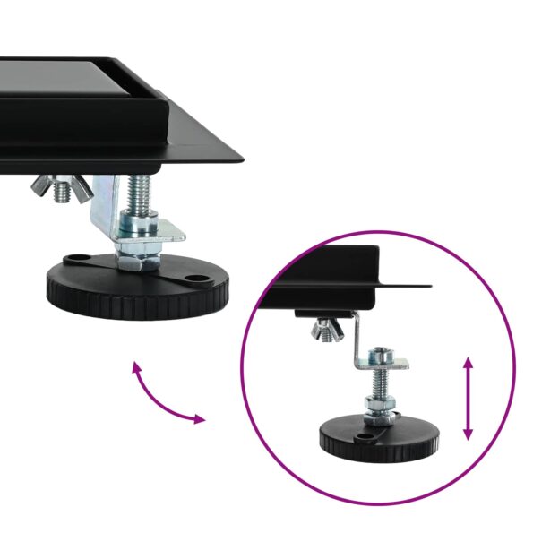 vidaXL Sprchový odtok 2 v 1 s 360° siphonom Čierna 50 cm – Obrázok 11