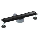 vidaXL Sprchový odtok 2 v 1 s 360° siphonom Čierna 50 cm – Obrázok 6