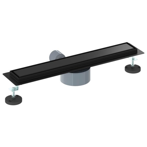 vidaXL Sprchový odtok 2 v 1 s 360° siphonom Čierna 50 cm – Obrázok 6