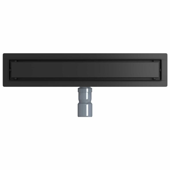 vidaXL Sprchový odtok 2 v 1 s 360° siphonom Čierna 50 cm – Obrázok 7