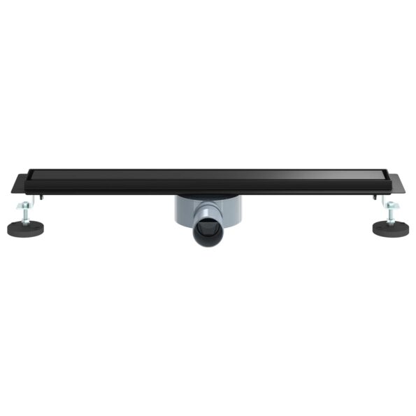 vidaXL Sprchový odtok 2 v 1 s 360° siphonom Čierna 60 cm – Obrázok 4