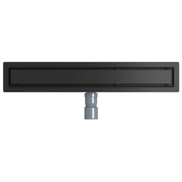 vidaXL Sprchový odtok 2 v 1 s 360° siphonom Čierna 60 cm – Obrázok 7