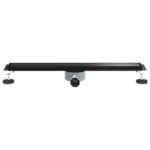vidaXL Sprchový odtok 2 v 1 s 360° siphonom Čierna 70 cm – Obrázok 4