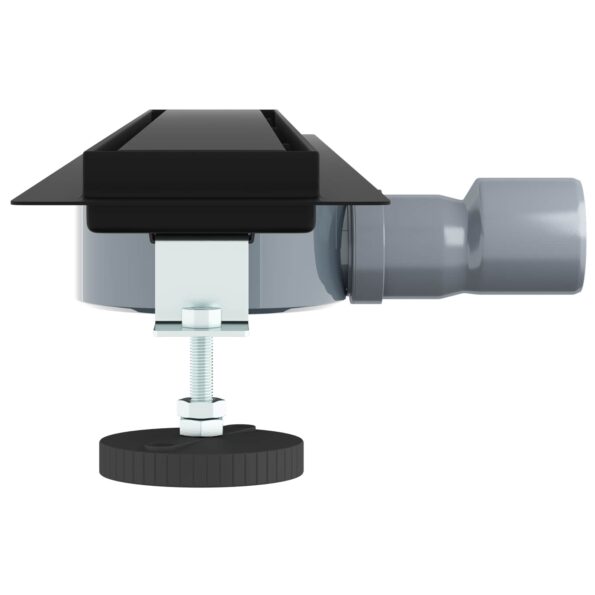 vidaXL Sprchový odtok 2 v 1 s 360° siphonom Čierna 70 cm – Obrázok 5