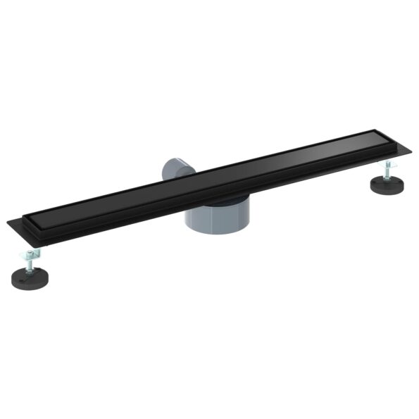 vidaXL Sprchový odtok 2 v 1 s 360° siphonom Čierna 70 cm – Obrázok 6