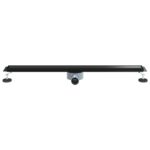 vidaXL Sprchový odtok 2 v 1 s 360° siphonom Čierna 90 cm – Obrázok 4