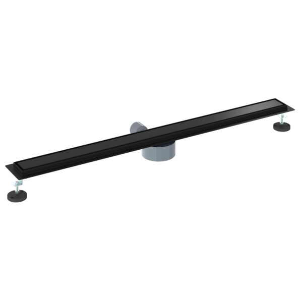 vidaXL Sprchový odtok 2 v 1 s 360° siphonom Čierna 100 cm – Obrázok 6