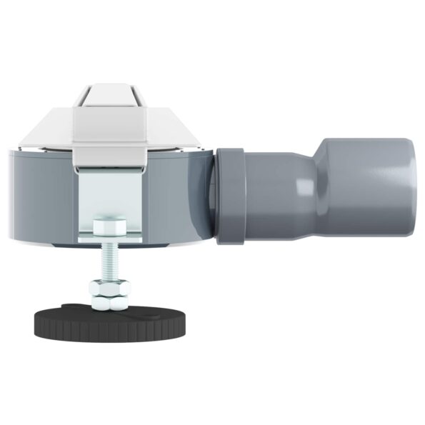 vidaXL 360° sprchový odtok so štíhlym modelom Strieborná 50 cm – Obrázok 5